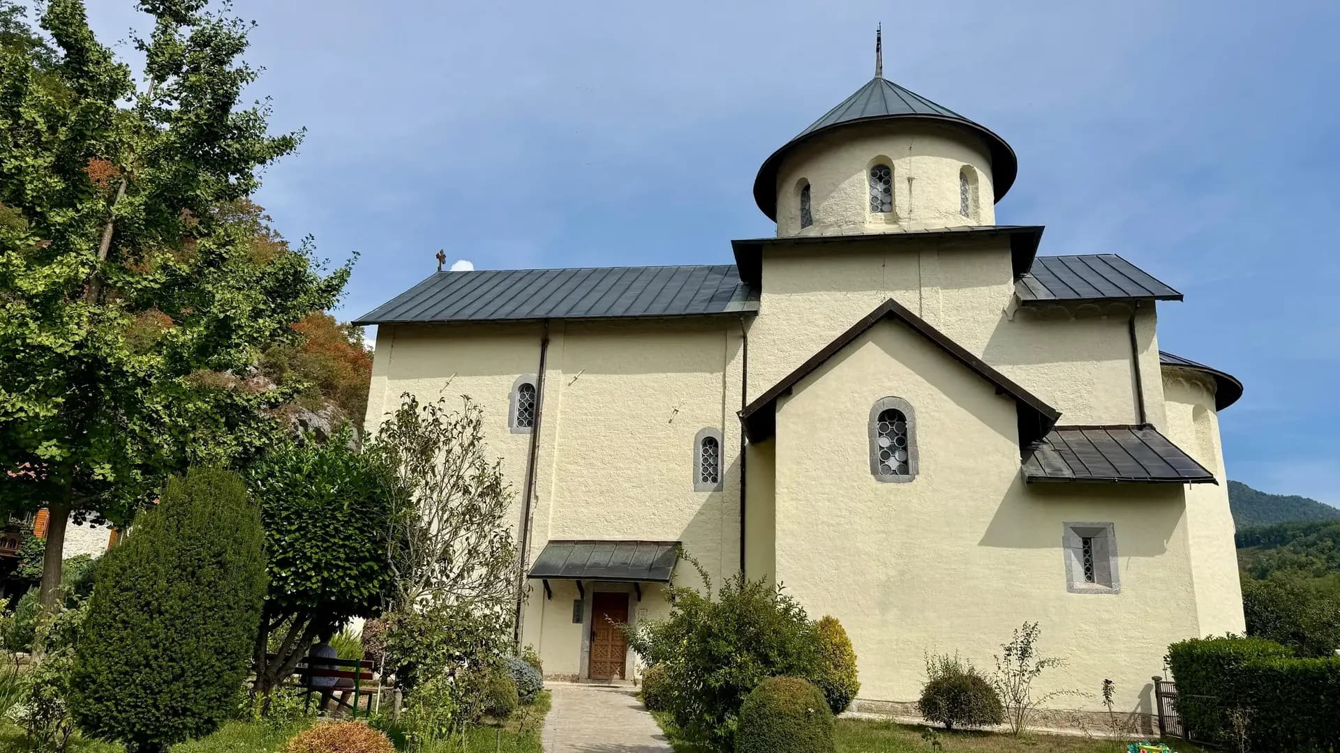 The 13th-century Church of the Dormition at Morača Monastery